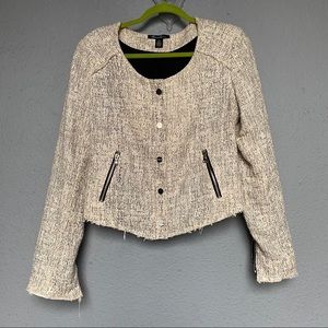 KENNETH COLE Jacket Textured Deconstructed Size 10